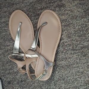 Call It Spring Elegant Gold Women's Sandals Size US 9, EUR 40, UK 7
